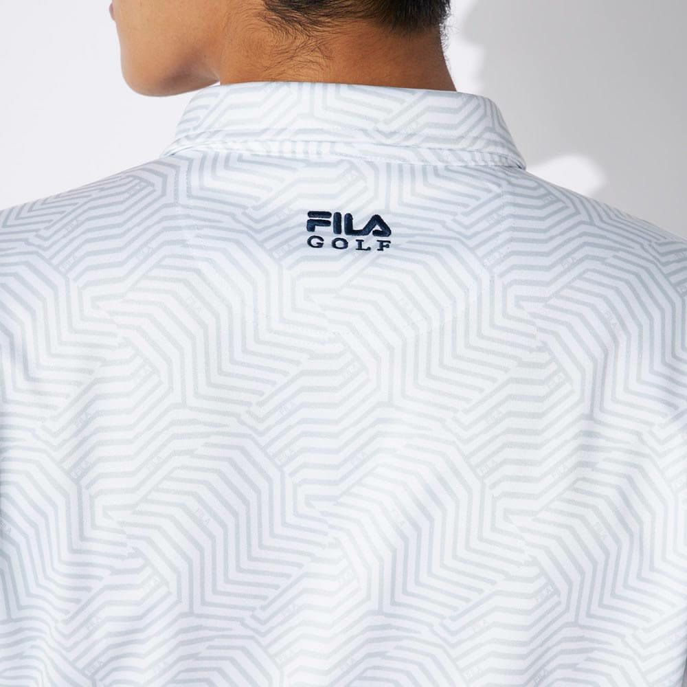 フィラ FILA　メンズ ロゴプリント 裏起毛 長袖 ポロシャツ 784-508　2024年モデル 詳細13