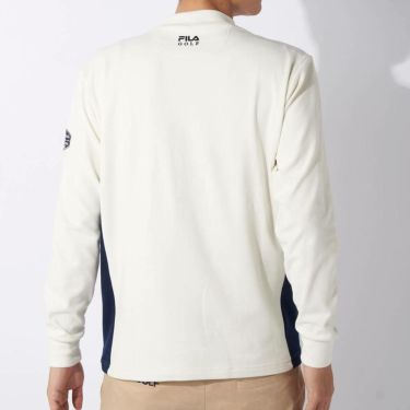 フィラ FILA　メンズ 配色切替 長袖 モックネック シャツ 784-511　2024年モデル 詳細7