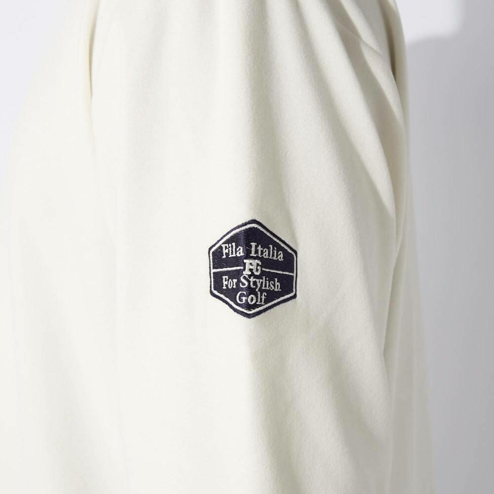 フィラ FILA　メンズ 配色切替 長袖 モックネック シャツ 784-511　2024年モデル 詳細10