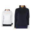 フィラ FILA　レディース ロゴテープ ストレッチ 長袖 モックネック シャツ 794-545　2024年モデル