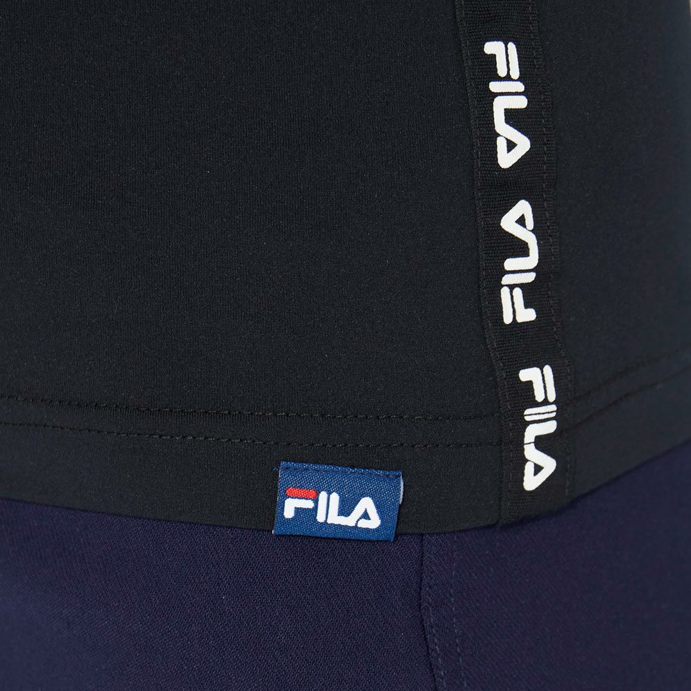 フィラ FILA　レディース ロゴテープ ストレッチ 長袖 モックネック シャツ 794-545　2024年モデル 詳細5
