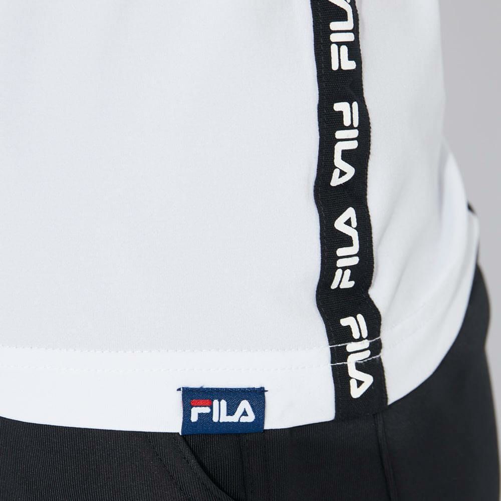 フィラ FILA　レディース ロゴテープ ストレッチ 長袖 モックネック シャツ 794-545　2024年モデル 詳細11