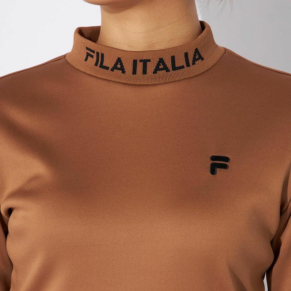 フィラ FILA　レディース リブ衿 長袖 モックネック シャツ 794-560　2024年モデル 詳細4