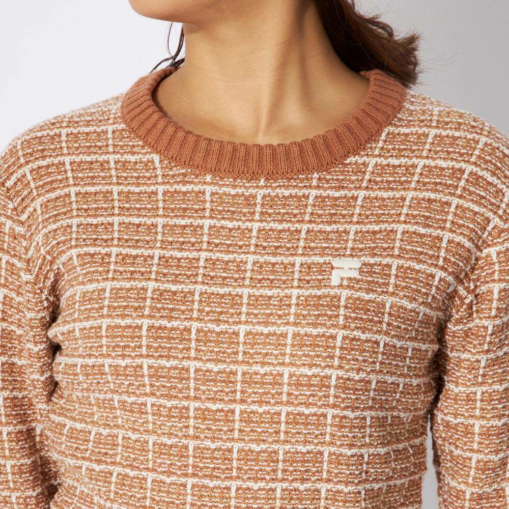 フィラ FILA　レディース 長袖 クルーネック セーター 794-760　2024年モデル 詳細3