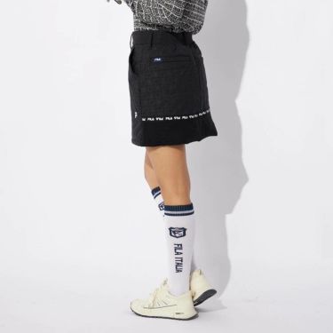 フィラ FILA　レディース 撥水 4WAYストレッチ 裾ニット 中綿 スカート 794-342　2024年モデル 詳細2