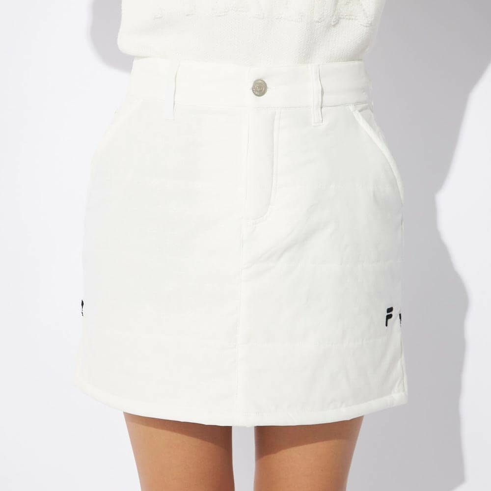 フィラ FILA　レディース 撥水 4WAYストレッチ 裾ニット 中綿 スカート 794-342　2024年モデル 詳細11