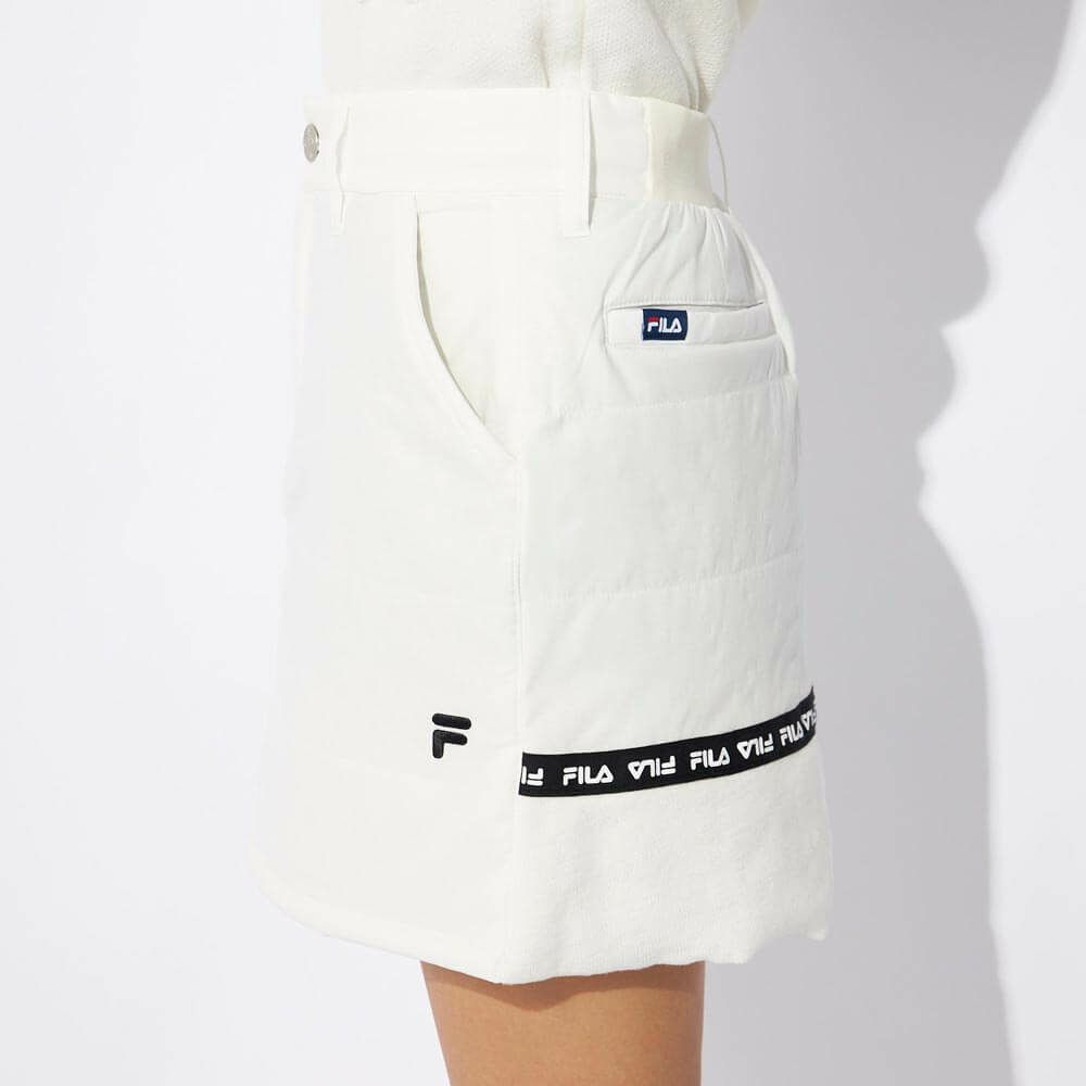 フィラ FILA　レディース 撥水 4WAYストレッチ 裾ニット 中綿 スカート 794-342　2024年モデル 詳細12