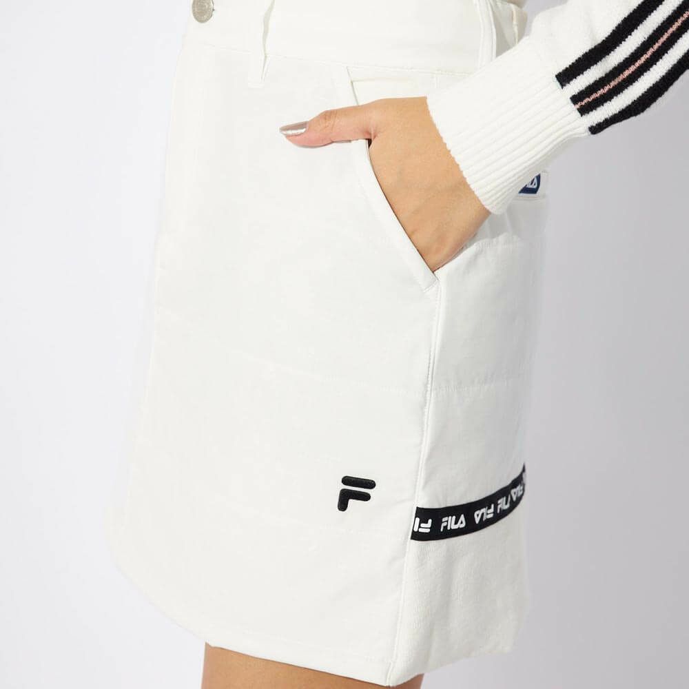 フィラ FILA　レディース 撥水 4WAYストレッチ 裾ニット 中綿 スカート 794-342　2024年モデル 詳細15