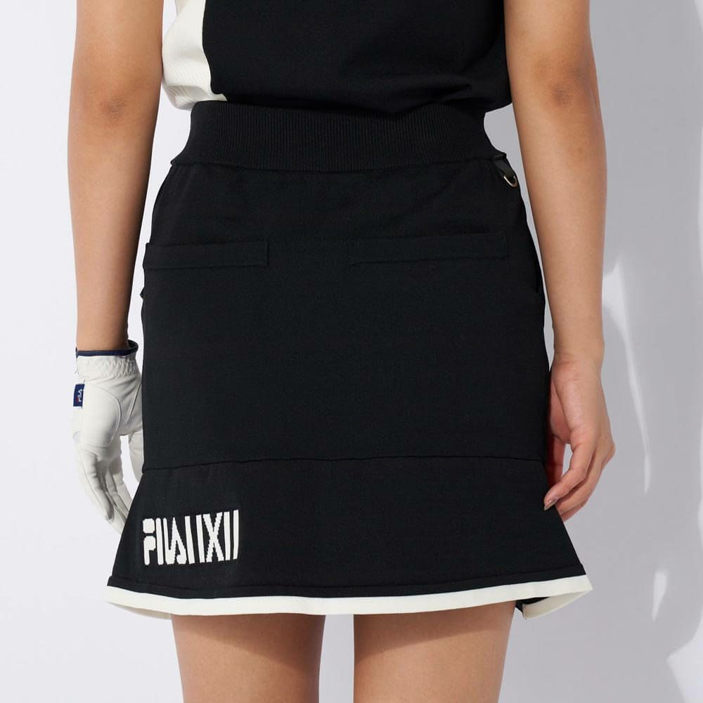フィラ FILA　レディース バイカラー ニット スカート 794-343　2024年モデル 詳細5
