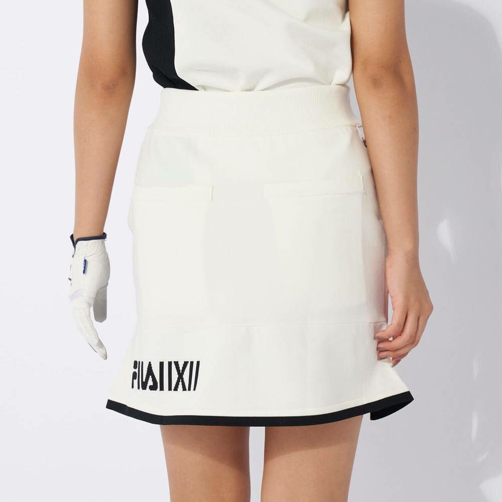 フィラ FILA　レディース バイカラー ニット スカート 794-343　2024年モデル 詳細12