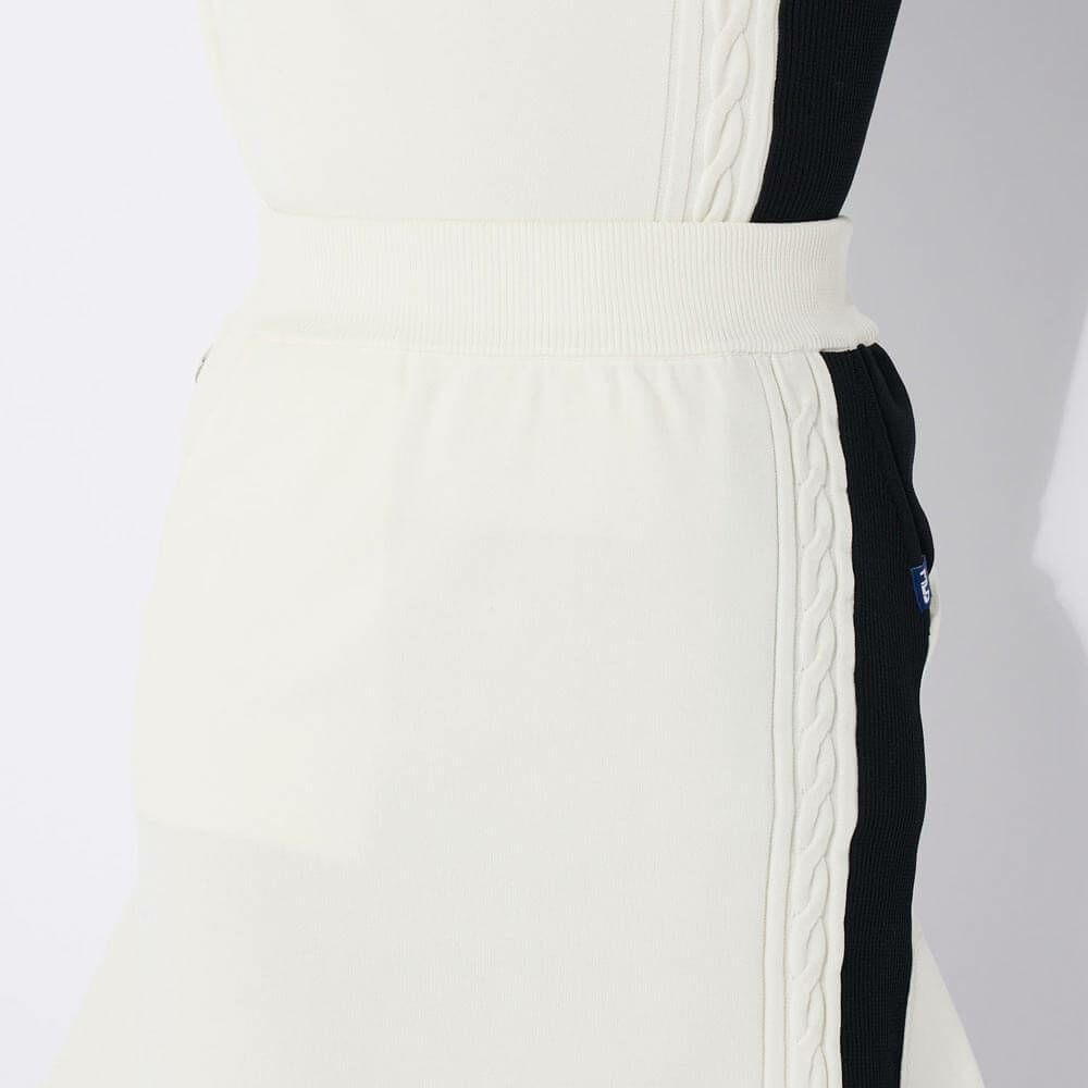 フィラ FILA　レディース バイカラー ニット スカート 794-343　2024年モデル 詳細13