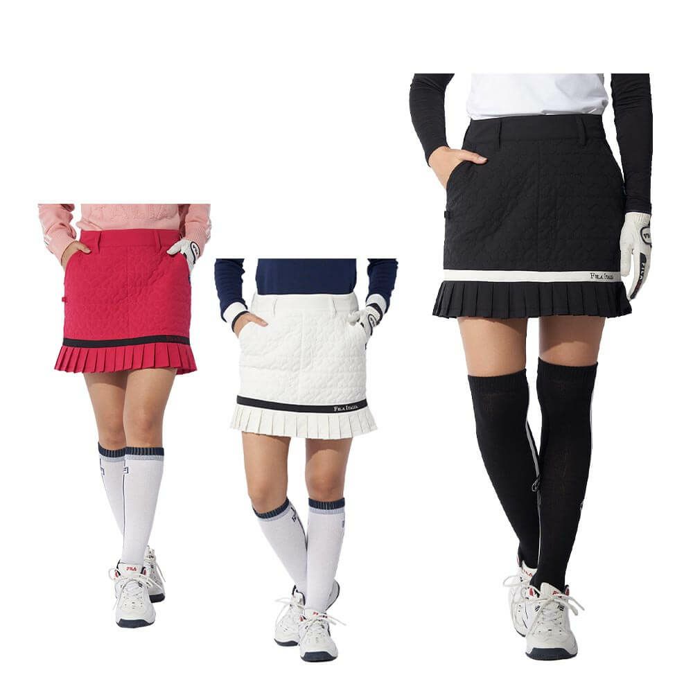 フィラ FILA　レディース 中綿 裾プリーツ スカート 794-364　2024年モデル 詳細1