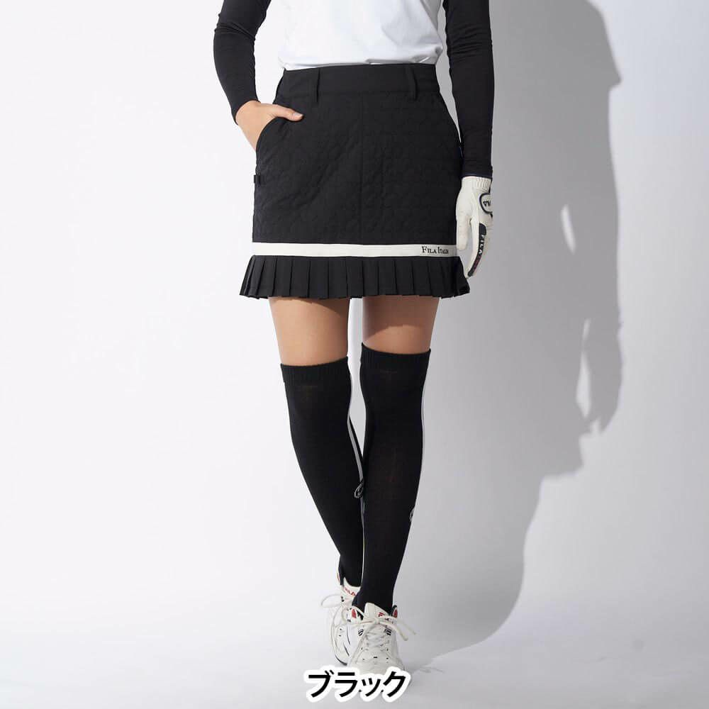 フィラ FILA　レディース 中綿 裾プリーツ スカート 794-364　2024年モデル 詳細1 画像2(ALT)