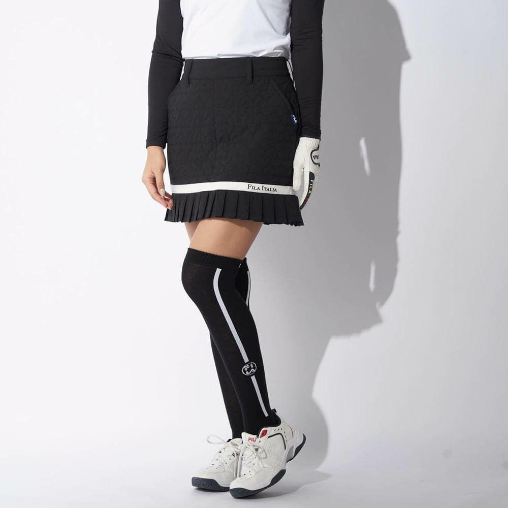 フィラ FILA　レディース 中綿 裾プリーツ スカート 794-364　2024年モデル 詳細1 画像2(ALT)