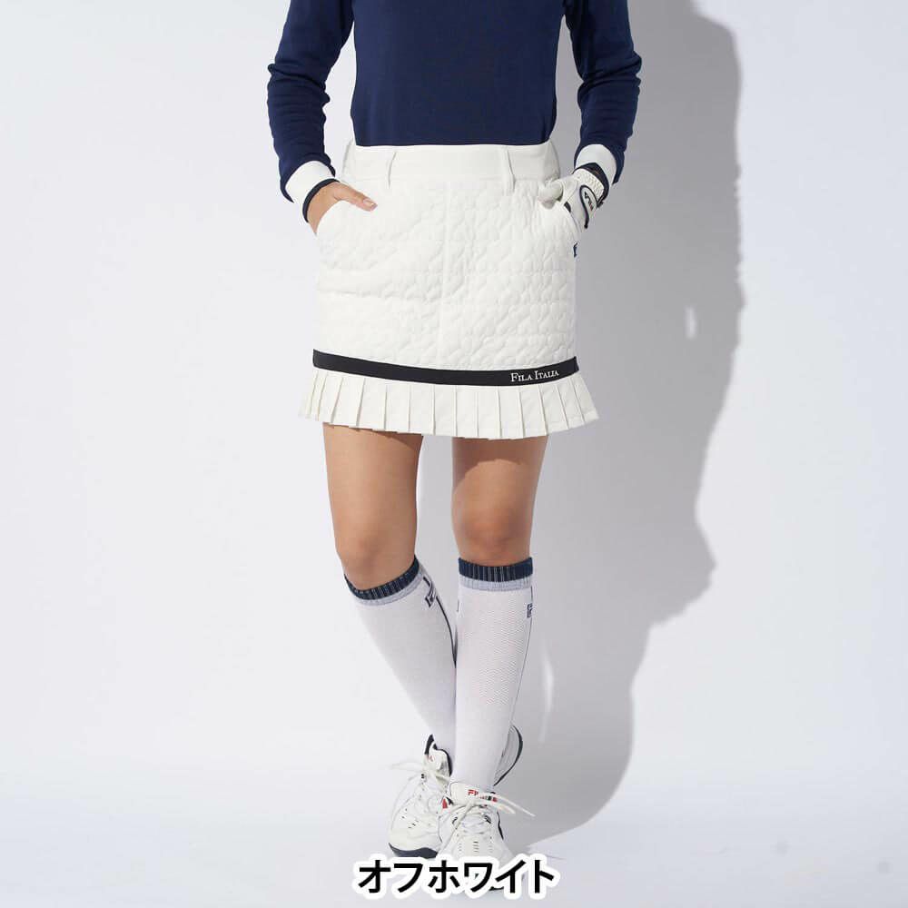 フィラ FILA　レディース 中綿 裾プリーツ スカート 794-364　2024年モデル 詳細1 画像2(ALT)