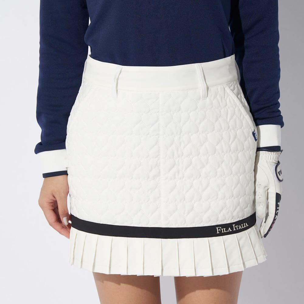 フィラ FILA　レディース 中綿 裾プリーツ スカート 794-364　2024年モデル 詳細1 画像2(ALT)