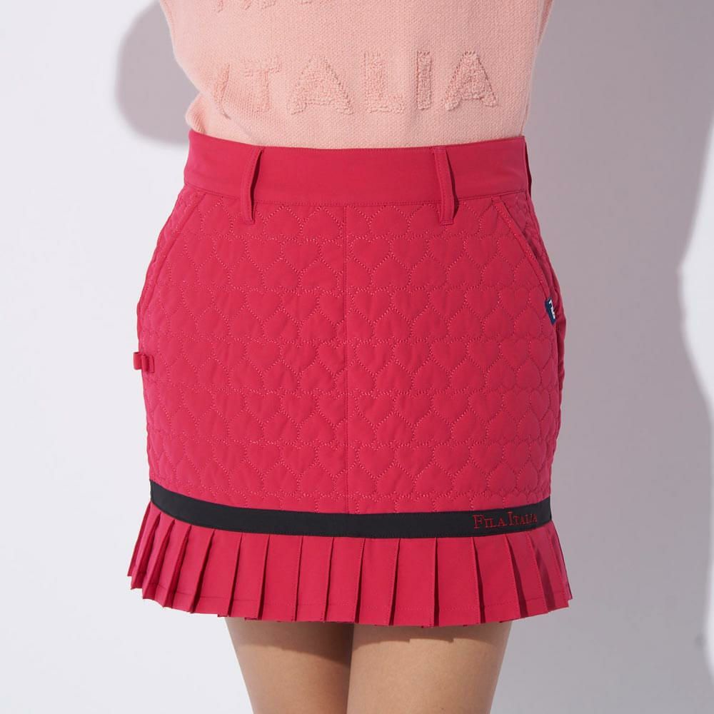 フィラ FILA　レディース 中綿 裾プリーツ スカート 794-364　2024年モデル 詳細1 画像2(ALT)