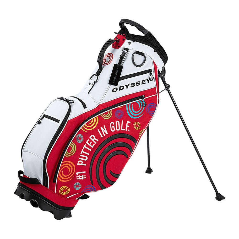 オデッセイ　No1 スタンド キャディバッグ FW 25 JM 5125145 ホワイト/レッド　2025年モデル ホワイト/レッド