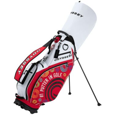 オデッセイ　No1 スタンド キャディバッグ FW 25 JM 5125145 ホワイト/レッド　2025年モデル 詳細2