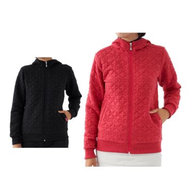 マリクレール marie claire　レディース キルト 長袖 フルジップ パーカー 733-200