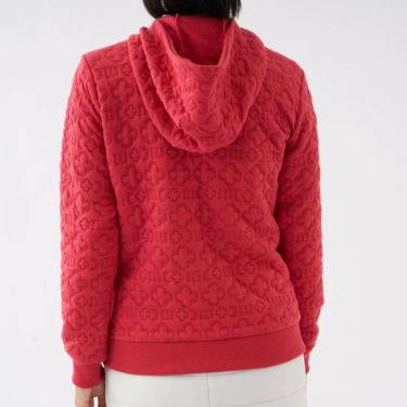 マリクレール marie claire　レディース キルト 長袖 フルジップ パーカー 733-200 ピンク 詳細2