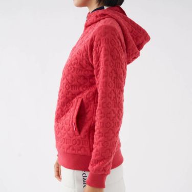 マリクレール marie claire　レディース キルト 長袖 フルジップ パーカー 733-200 ピンク 詳細3