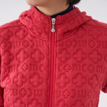 マリクレール marie claire　レディース キルト 長袖 フルジップ パーカー 733-200 ピンク 詳細4