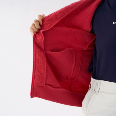 マリクレール marie claire　レディース キルト 長袖 フルジップ パーカー 733-200 ピンク 詳細6