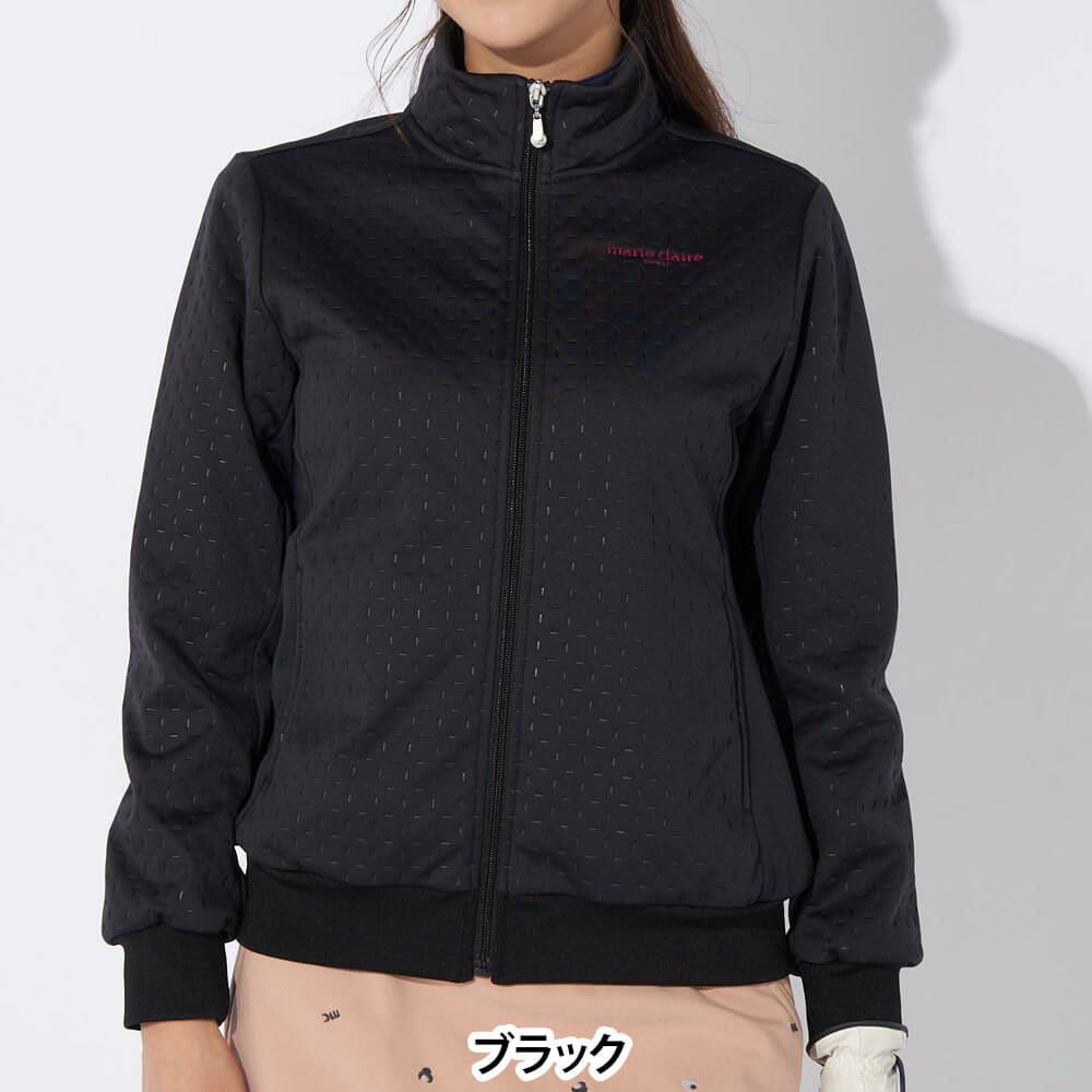 マリクレール marie claire　レディース 生地切替 キルト 長袖 フルジップ ブルゾン 734-224　2024年モデル 詳細1 画像2(ALT)