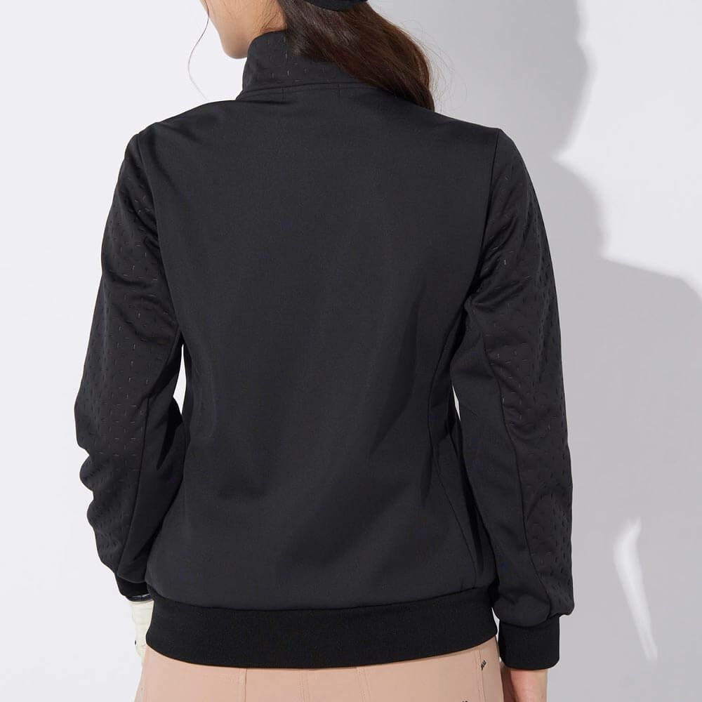 マリクレール marie claire　レディース 生地切替 キルト 長袖 フルジップ ブルゾン 734-224　2024年モデル 詳細1 画像2(ALT)