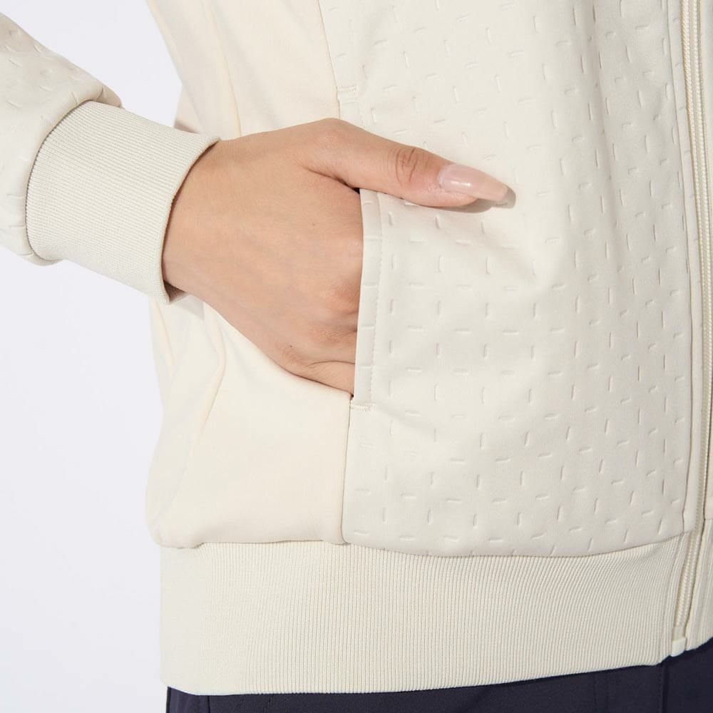 マリクレール marie claire　レディース 生地切替 キルト 長袖 フルジップ ブルゾン 734-224　2024年モデル 詳細1 画像2(ALT)