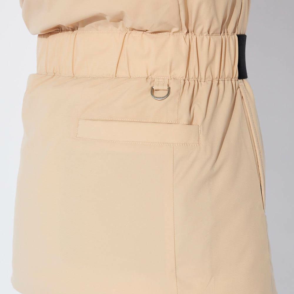 マリクレール marie claire　レディース 薄中綿 チュニック ベスト 734-227　2024年モデル ライトベージュ 画像2(ALT)