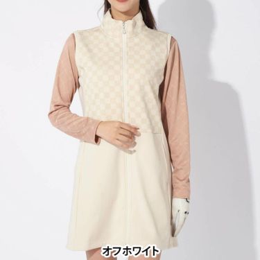 マリクレール marie claire　レディース ブロック柄 ワンピース ベスト 734-424　2024年モデル 詳細1 画像2(ALT)