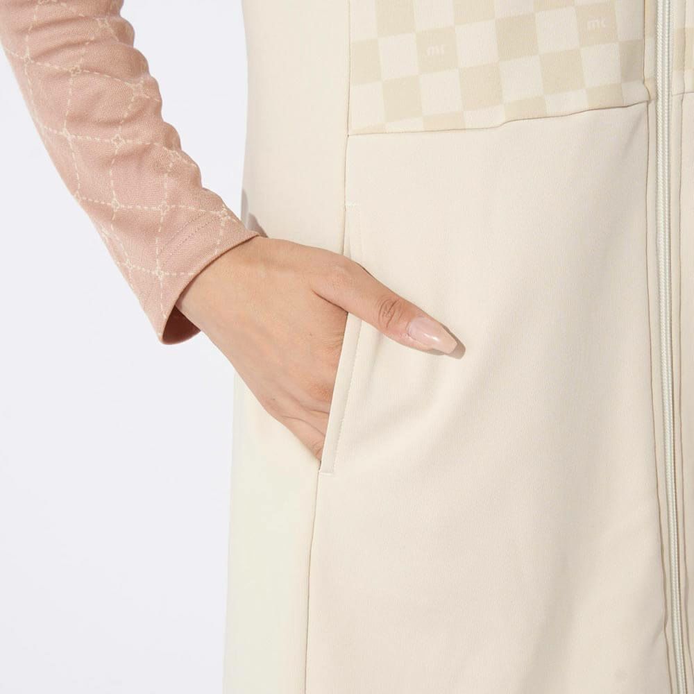 マリクレール marie claire　レディース ブロック柄 ワンピース ベスト 734-424　2024年モデル 詳細1 画像2(ALT)