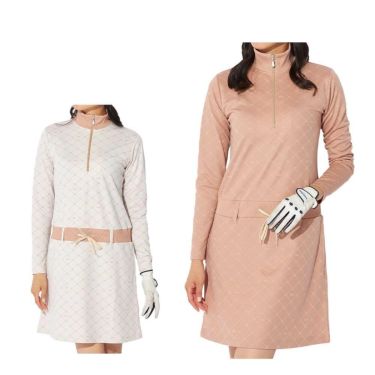 マリクレール marie claire　レディース 長袖 ハーフジップ ワンピース 734-427Y　2024年モデル 詳細1