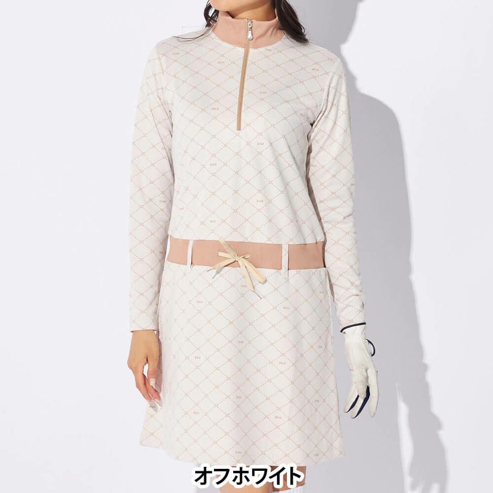 マリクレール marie claire　レディース 長袖 ハーフジップ ワンピース 734-427Y　2024年モデル 詳細1 画像2(ALT)