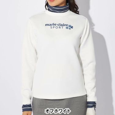 マリクレール marie claire　レディース レイヤード風 長袖 プルオーバー 734-521　2024年モデル 詳細1 画像2(ALT)