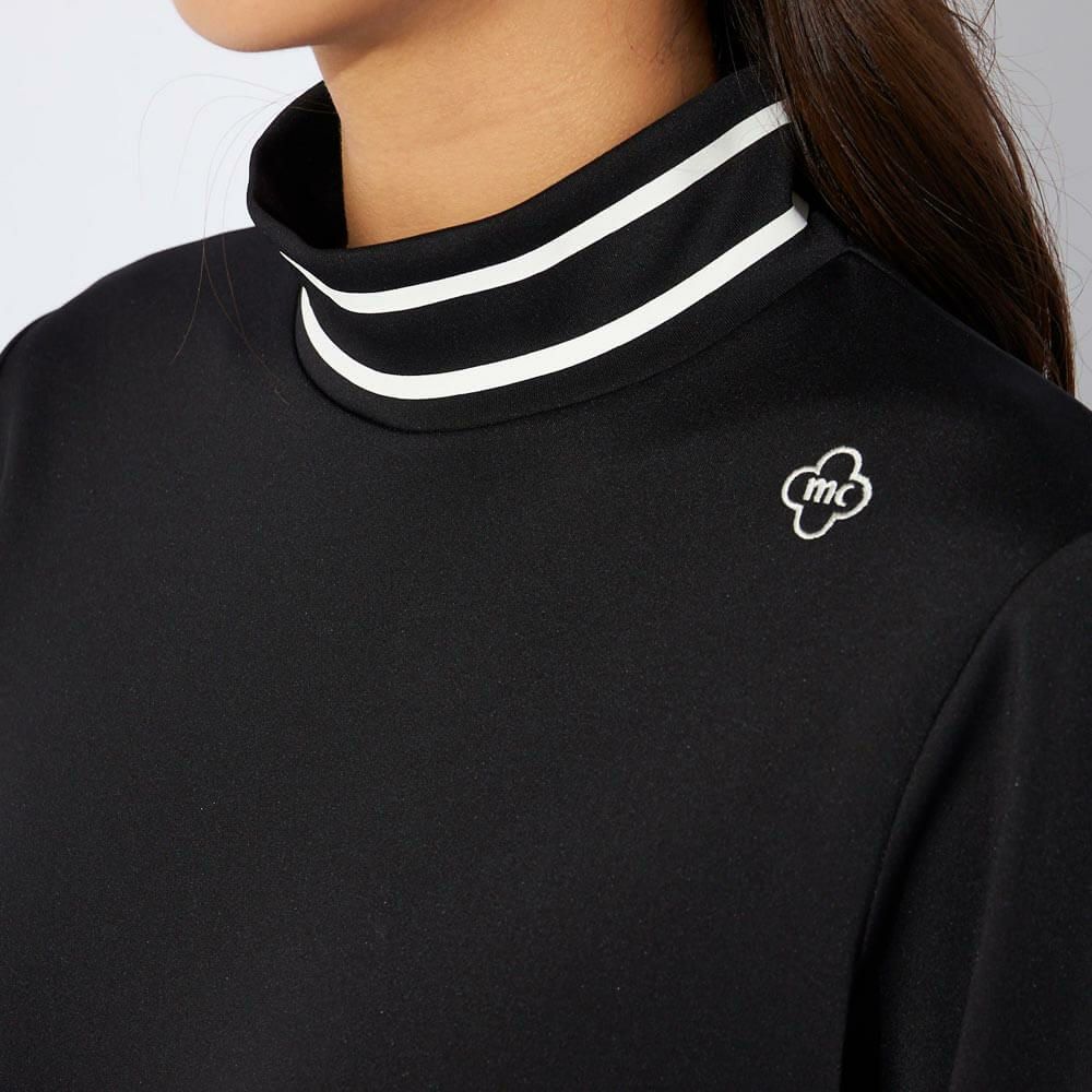 マリクレール marie claire　レディース ダンボールニット 長袖 モックネック シャツ 734-530　2024年モデル 詳細1 画像2(ALT)