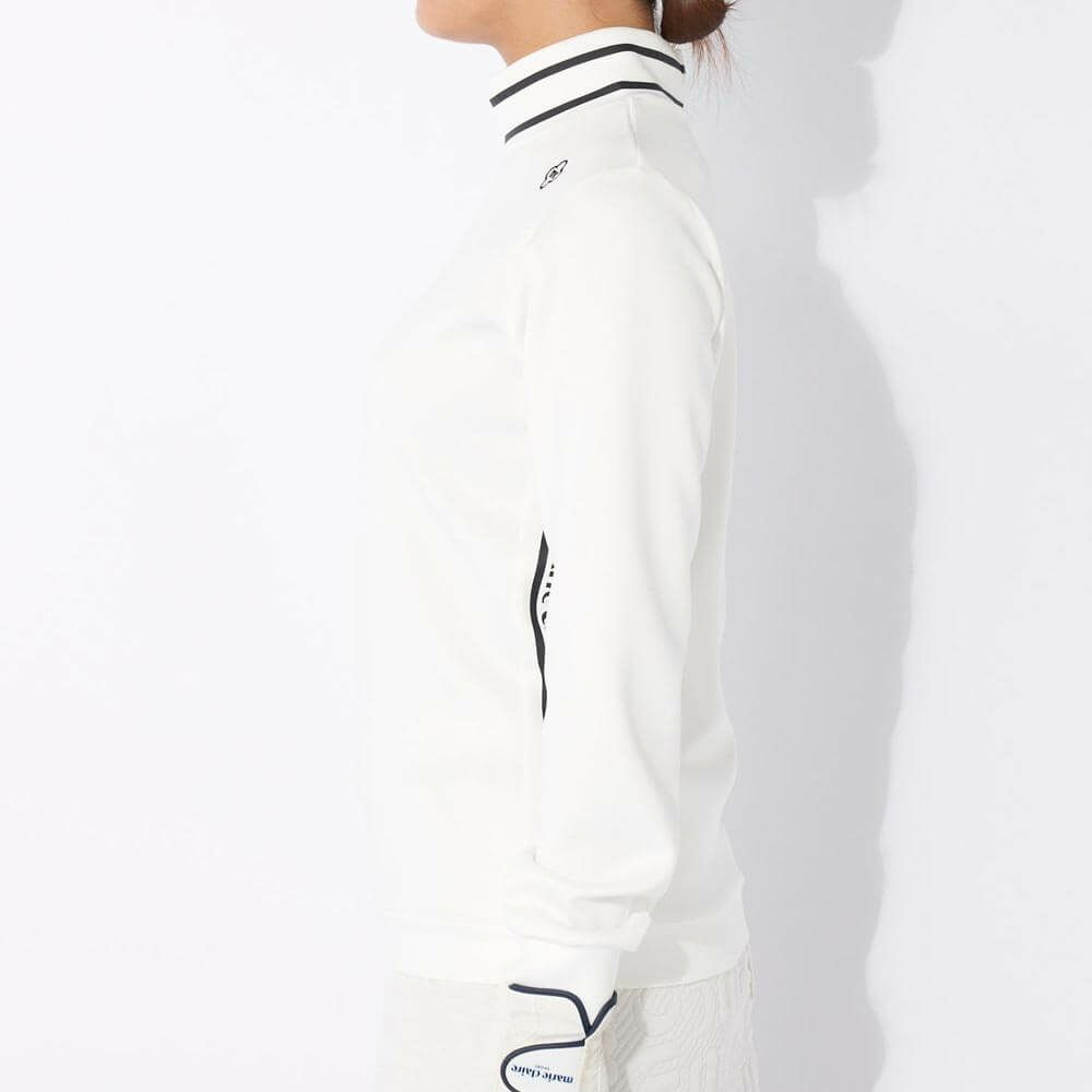 マリクレール marie claire　レディース ダンボールニット 長袖 モックネック シャツ 734-530　2024年モデル 詳細1 画像2(ALT)