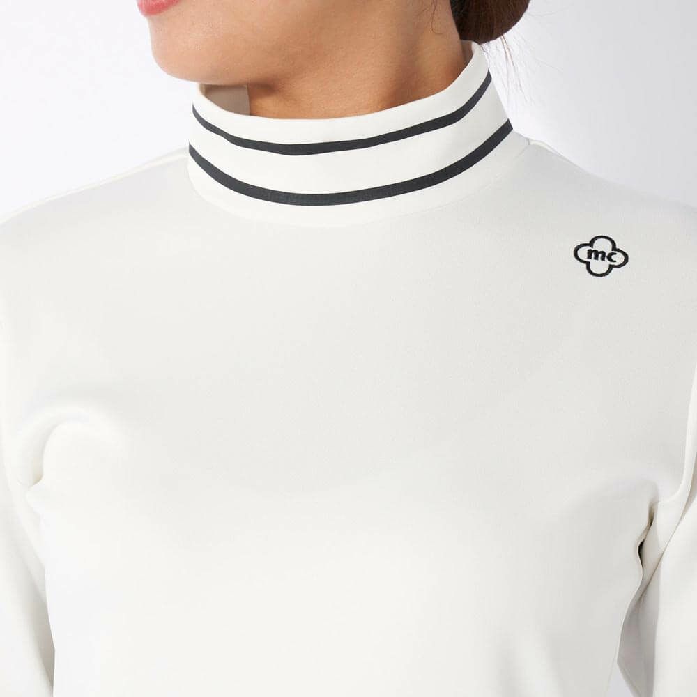 マリクレール marie claire　レディース ダンボールニット 長袖 モックネック シャツ 734-530　2024年モデル 詳細1 画像2(ALT)