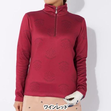 マリクレール marie claire　レディース 裏起毛 長袖 ハーフジップ シャツ 734-536　2024年モデル 詳細1 画像2(ALT)
