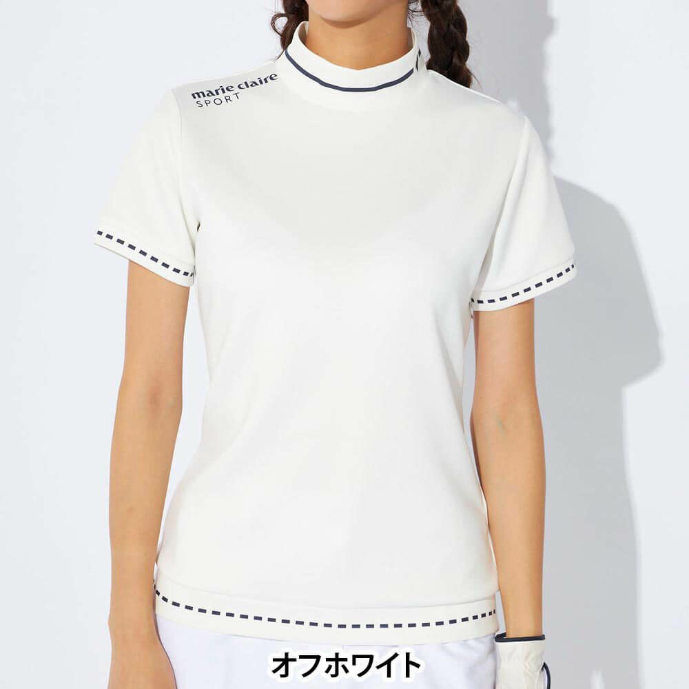 マリクレール marie claire　レディース 半袖 モックネック シャツ 734-600 [2024年モデル] ゴルフウェア [50％OFF] 特価  詳細1 画像2(ALT)