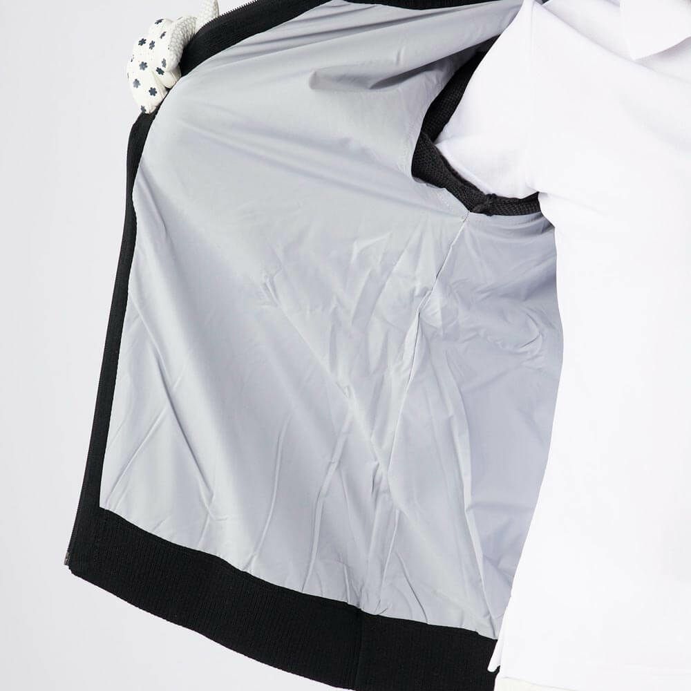 マリクレール marie claire　レディース ロゴジャガード 長袖 フルジップ セーター 734-723　2024年モデル 詳細1 画像2(ALT)