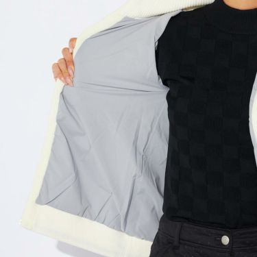 マリクレール marie claire　レディース ロゴジャガード 長袖 フルジップ セーター 734-723　2024年モデル 詳細1 画像2(ALT)