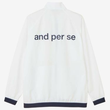 アンパスィ and per se　メンズ 撥水 ストレッチ 長袖 フルジップ ブルゾン AMF1105G1　2025年モデル 画像2(ALT)