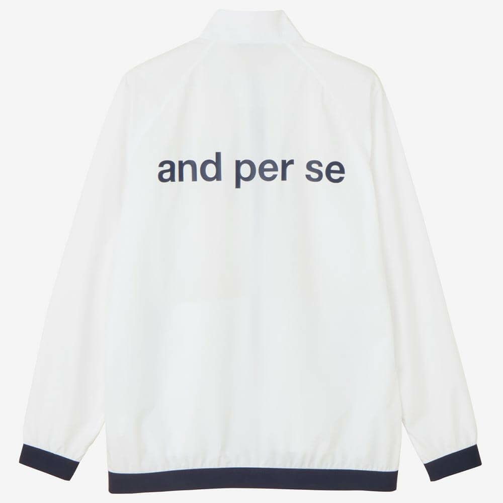 アンパスィ and per se　メンズ 撥水 ストレッチ 長袖 フルジップ ブルゾン AMF1105G1　2025年モデル 画像2(ALT)