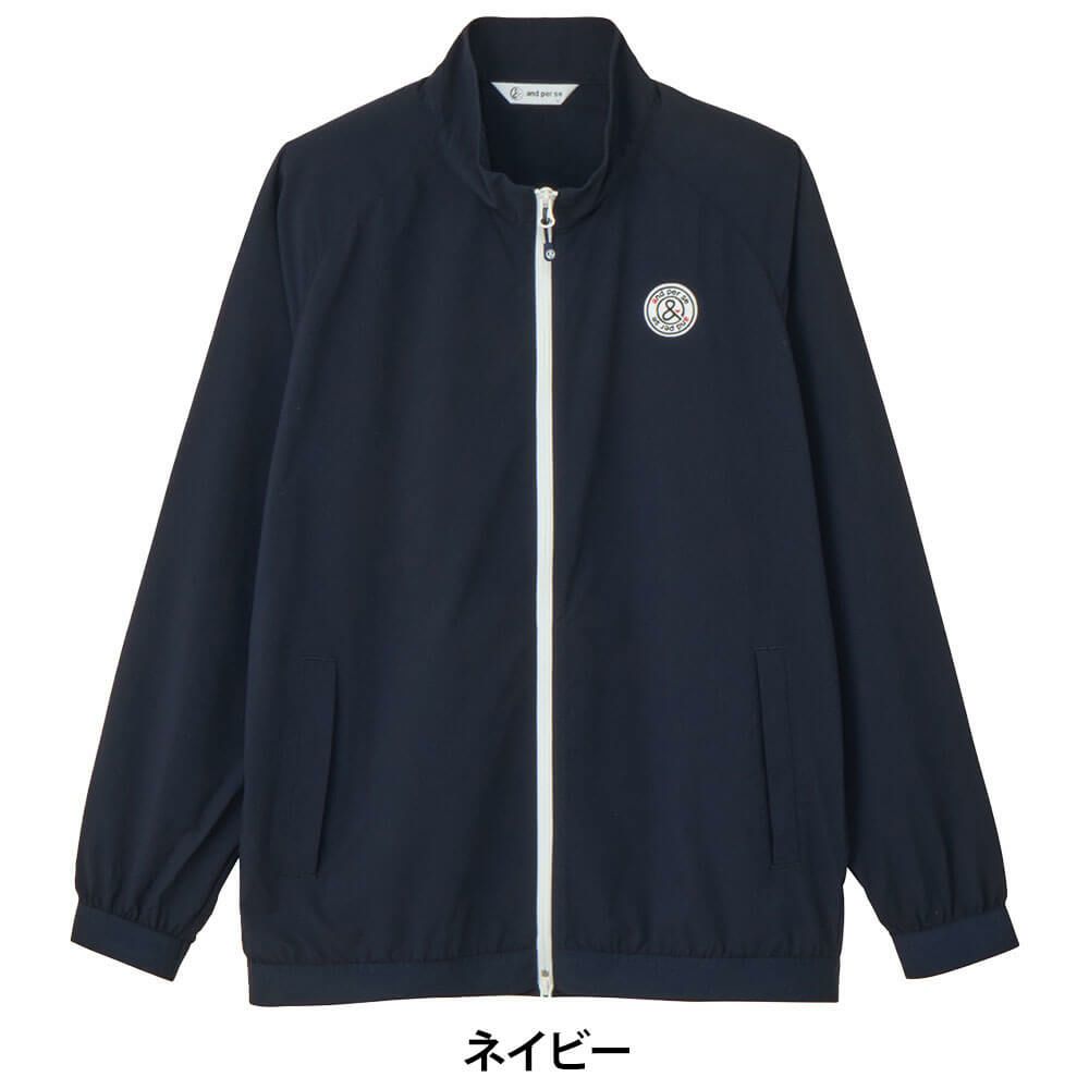 アンパスィ and per se　メンズ 撥水 ストレッチ 長袖 フルジップ ブルゾン AMF1105G1　2025年モデル 画像2(ALT)