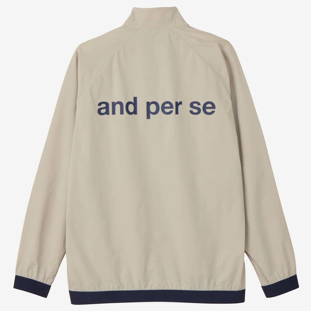 アンパスィ and per se　メンズ 撥水 ストレッチ 長袖 フルジップ ブルゾン AMF1105G1　2025年モデル 画像2(ALT)