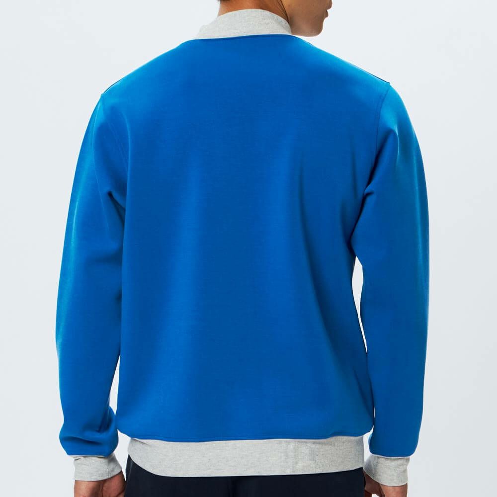 アンパスィ and per se　メンズ ダンボールニット 長袖 モックネック プルオーバー AMF6205J1　2025年モデル 画像2(ALT)