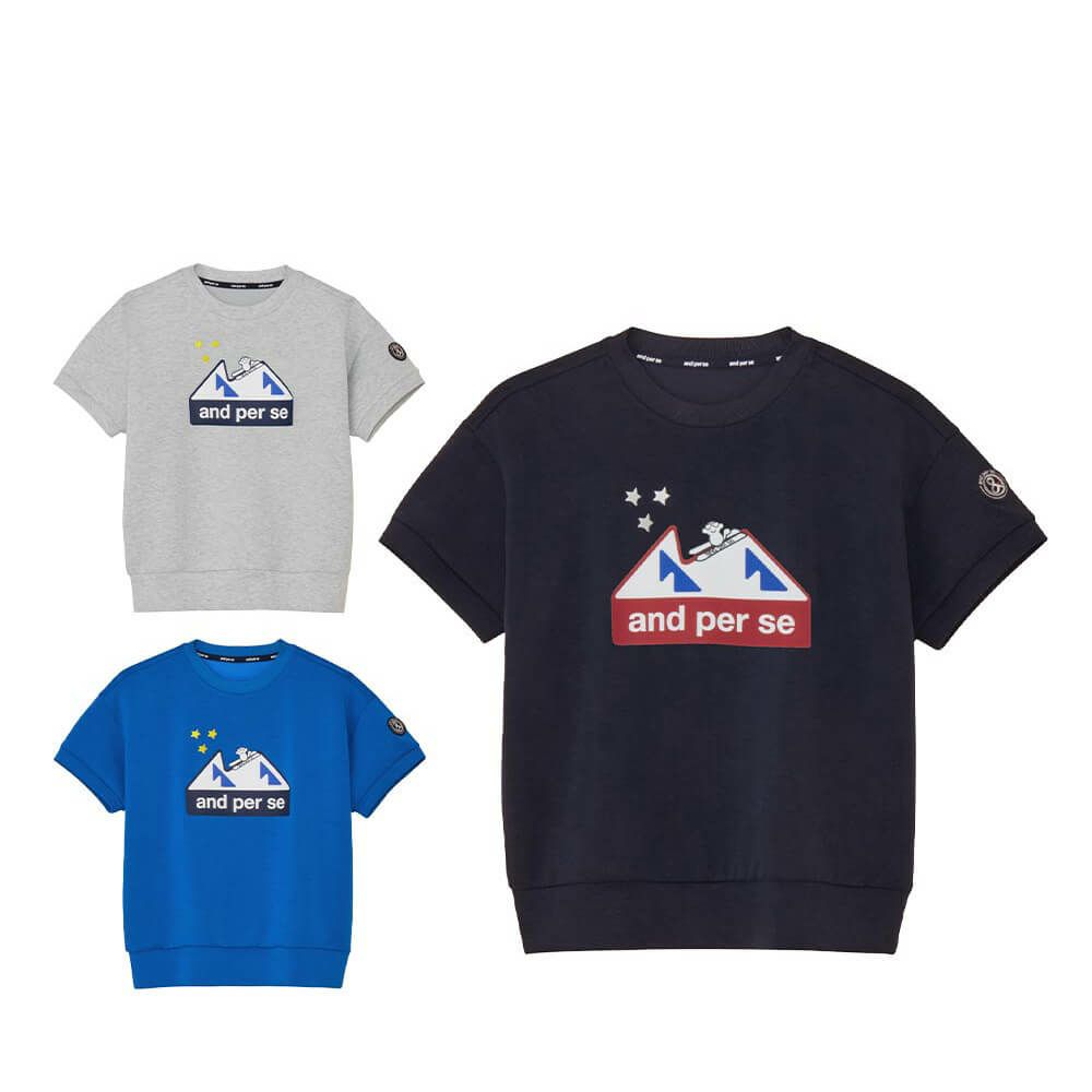 アンパスィ and per se　レディース 半袖 スウェット プルオーバー AFF6505J1　2025年モデル 詳細1